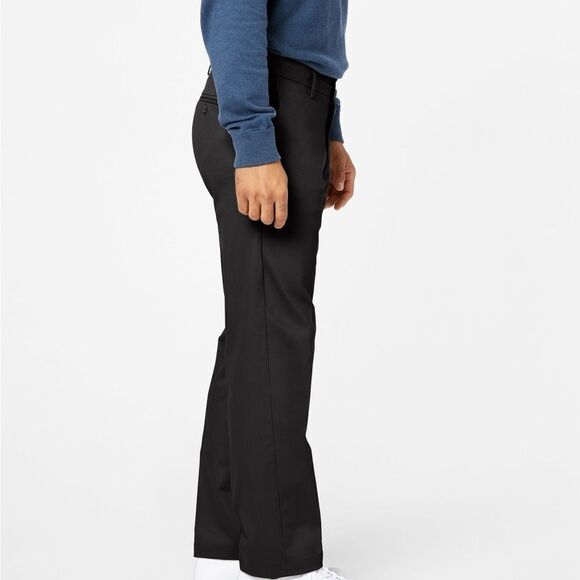 Dockers Signature Khakis, Straight Fit Comfort Waistband Black 38x30 NWT IN PKG‎ - Picture 2 of 6
